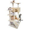 Image of PaWz Pet Cat Tree Scratching Post Scratcher Trees Pole Gym Condo Furniture Wood