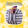Image of Kids Toys - Stuffed Animal Storage Bean Bag