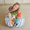 Image of Kids Toys - Stuffed Animal Storage Bean Bag