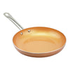 Image of Non-Stick Ceramic Copper Induction Frying Pan Set Dishwasher Oven Safe Cookware