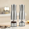 Image of 1 Pc Electric Salt Pepper Grinder set Ceramic Mills Stainless Steel Shakers Spice