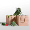 Image of 50x Brown Paper Bag Kraft Eco Recyclable Gift Carry Shopping Retail Bags Handles