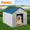 Image of PaWz Dog Kennel Outdoor Indoor Pet Plastic Garden Large House Weatherproof Outside
