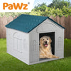 Image of PaWz Dog Kennel Outdoor Indoor Pet Plastic Garden Large House Weatherproof Outside