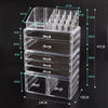 Image of Cosmetic 7/8//9/10/11 Drawer Makeup Organizer Storage Jewellery Box Acrylic
