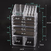 Image of Cosmetic 7/8//9/10/11 Drawer Makeup Organizer Storage Jewellery Box Acrylic