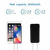 Image of Portable 10000mAh External Power Bank Pack Dual USB Battery Charger White