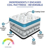 Image of DreamZ 5 Zoned Pocket Spring Bed Mattress in King Size