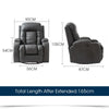 Image of Levede Electric Massage Chair Zero Gravity Chairs Recliner Full Body Back Neck