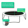 Image of 12 FT Kids Trampoline Pad Replacement Mat Reinforced Outdoor Round Spring Cover