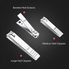 Image of 18PCS Manicure Pedicure Stainless Toe Nail Clippers Kit Cuticle Grooming Tools