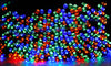 Image of 52M 500LED String Solar Powered Fairy Lights Garden Christmas D?cor Multi Colour