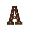 Image of LED Metal Letter Lights Free Standing Hanging Marquee Event Party D?cor Letter A