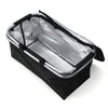 Image of Folding Picnic Basket Bag Travel Storage Insulated Cooler Shopping Bag Lunch Bag