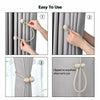 Image of Magnetic Offic Ball Curtain Tiebacks Tie Backs Hooks for Clothing Home Textiles