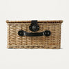 Image of 4 Person Rattan Picnic Basket Set 25Pcs Outdoor Corporate Blanket Park Trip