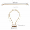 Image of Magnetic Offic Ball Curtain Tiebacks Tie Backs Hooks for Clothing Home Textiles