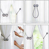 Image of Magnetic Offic Ball Curtain Tiebacks Tie Backs Hooks for Clothing Home Textiles