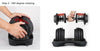 Image of 1 x 24kg Adjustable Dumbbell Home GYM Exercise Equipment Weight Fitness -PRESALE