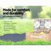 Image of Alfresco 4 Person Picnic Basket Baskets Blue Deluxe Outdoor Corporate Blanket Park Trip