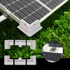 Image of 6x Solar Panel Kit Corner Cable Mounting Bracket Caravan RV Boat Roof Motorhome