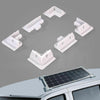 Image of 6x Solar Panel Kit Corner Cable Mounting Bracket Caravan RV Boat Roof Motorhome