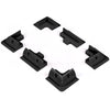Image of 6x Solar Panel Kit Corner Cable Mounting Bracket Caravan RV Boat Roof Motorhome