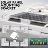 Image of 7 Pcs Solar Panel Corner Mounting Brackets Kit Caravan Boat RV Vehicle Roof Mount