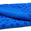 Image of Blue Non-slip Yoga Towel Mat Eco-friendly Large Blanket And Mesh Carry Bag