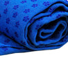 Image of Blue Non-slip Yoga Towel Mat Eco-friendly Large Blanket And Mesh Carry Bag
