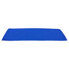 Image of Blue Non-slip Yoga Towel Mat Eco-friendly Large Blanket And Mesh Carry Bag