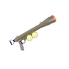 Image of Dog Tennis Ball Gun Launcher With 2 Squeaky Balls Pet Play Fetch Throw Outdoor Toy