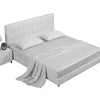 Image of DreamZ 400TC 4 Pcs Natural Bamboo Cotton Bed Sheet Set in Size Double Grey