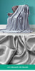 Image of DreamZ Ultra Soft Silky Satin Bed Sheet Set in King Single Size Burgundy Colour