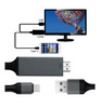 Image of USB 3 In 1 Type C To HDMI Cable With USB Power Charging