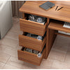 Image of Computer Laptop Desk Writing Study Table Desktop 120cm with Storage Cabinet Storage Shelves