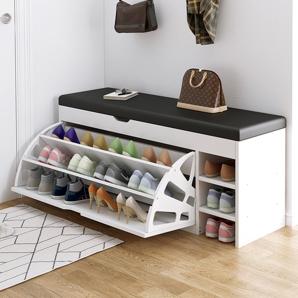 3 Tiers Shoe Rack Storage Stool Shoe Rack Cabinet Shelf Organizer Storage Bench