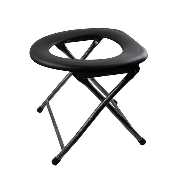 Portable Folding Toilet Black