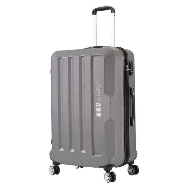 20" Carry On Luggage Hard side Lightweight Travel Cabin Suitcase TSA Lock Grey