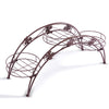 Image of Levede Plant Stand Garden Decor Flower Pot Rack Wrought Iron Arch Shelf Bronze