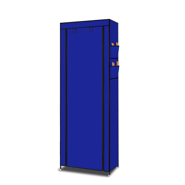 Blue 10 Tiers Shoe Rack Holder