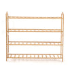 Image of Levede Bamboo Shoe Rack Storage Wooden Organizer Shelf Stand 4 Tiers Layers 70cm