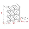 Image of Levede 9 Bin Kids Bookcase Wooden Shelf Bookshelf Toy Organiser Storage Bin Rack