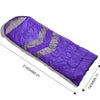 Image of Mountview -20°C Outdoor Camping Thermal Sleeping Bag Envelope Tent Hiking Purple