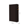 Image of Levede 10 Tier Shoe Rack Portable Storage Cabinet Organiser Wardrobe Brown Cover