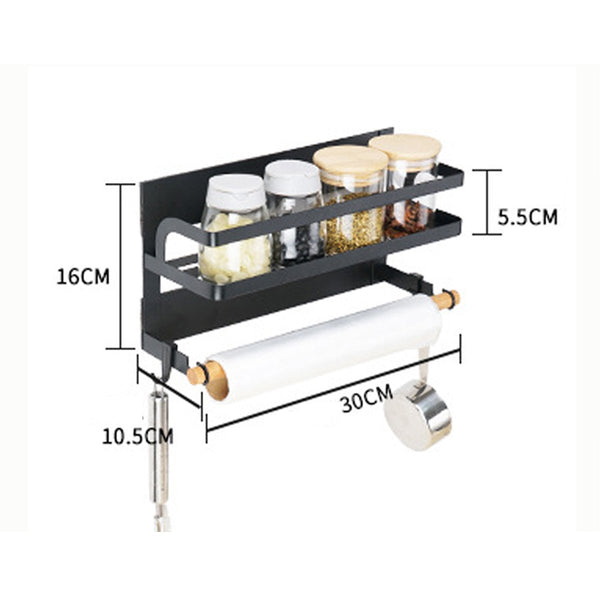 Kitchen Rack Magnetic Refrigerator Storage Holder Food Organizer Holder Shelf