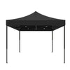 Image of Mountview 3x3M Gazebo Outdoor Pop Up Tent Folding Marquee Camping Canopy Black