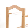 Image of Levede Bamboo Shoe Rack Storage Wooden Organizer Shelf Stand 5 Tiers Layers 80cm