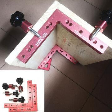 90 Degrees L-Shaped Auxiliary Fixture Splicing Board Positioning Panel Fixed Clip Carpenter Square Ruler Woodworking Tool