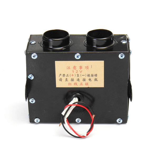 600W Auto Truck Defrosting Demister Electric Car Heater 12V/24V Van Double Hole Heating Air Conditioner